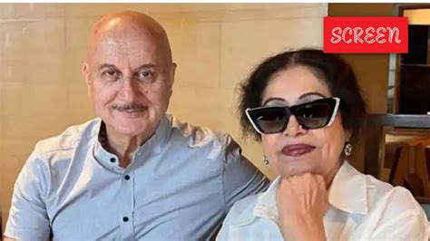 anupam kher and wife.